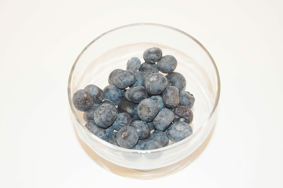 Blueberry, Buah, Musim, buah-buahan yang terisolasi, vitamin, alam, sepotong buah, makanan, latar belakang putih, tidak ada orang