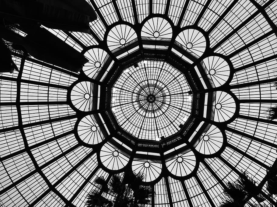 Brussels, Botanical Garden, Roof, circle, architecture, abstract, architecture And Buildings, shape, dome, architectural feature