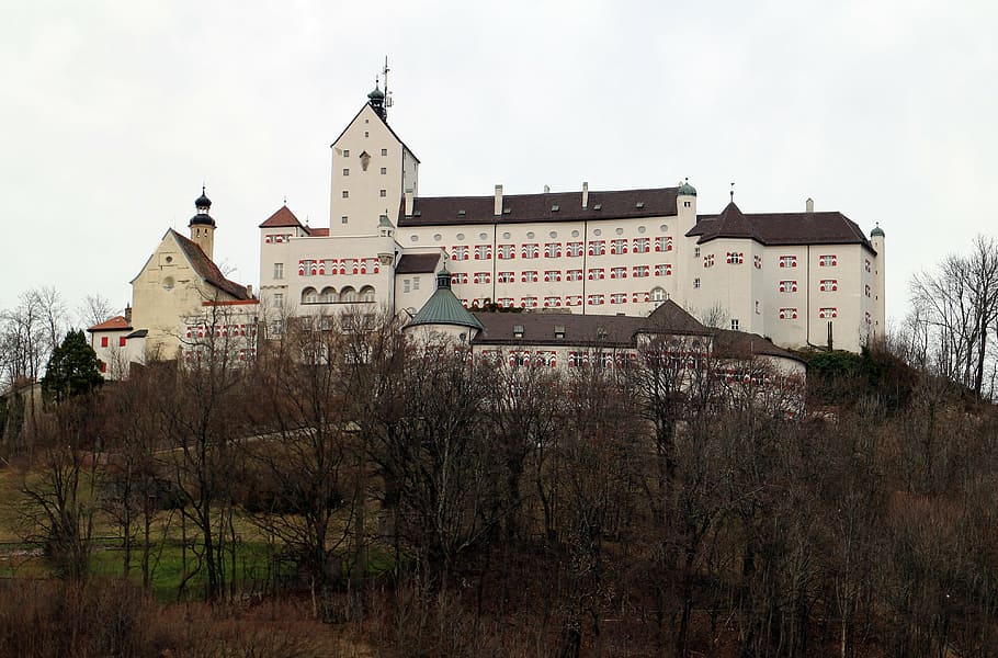 hohenaschau, castle, height burg, height, aschau, bavaria, germany, architecture, built structure, building exterior