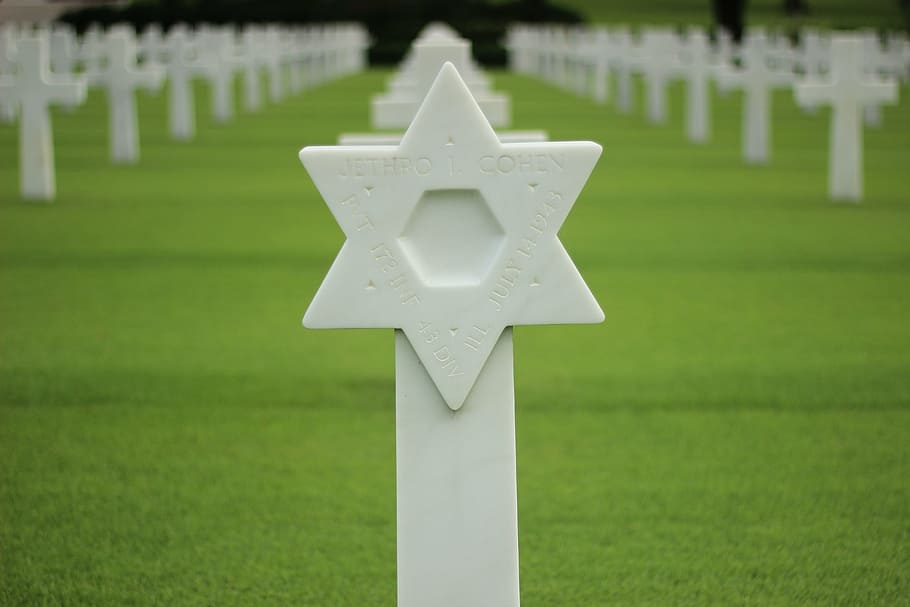 selective, focus photography, cemetery, cross, memorial, war, military, america, historic, symbol