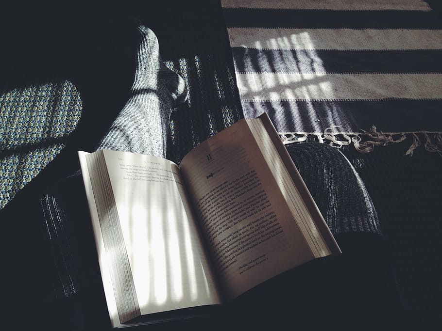 white book, white, bible, books, pages, read, person, people, legs, feet