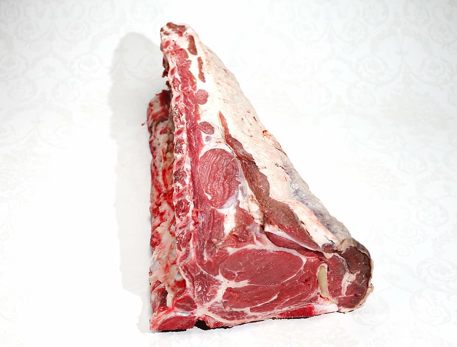 sirloin, ox, beef, roasted, food, dining, fillet of beef, craft, ready for slicing, meat