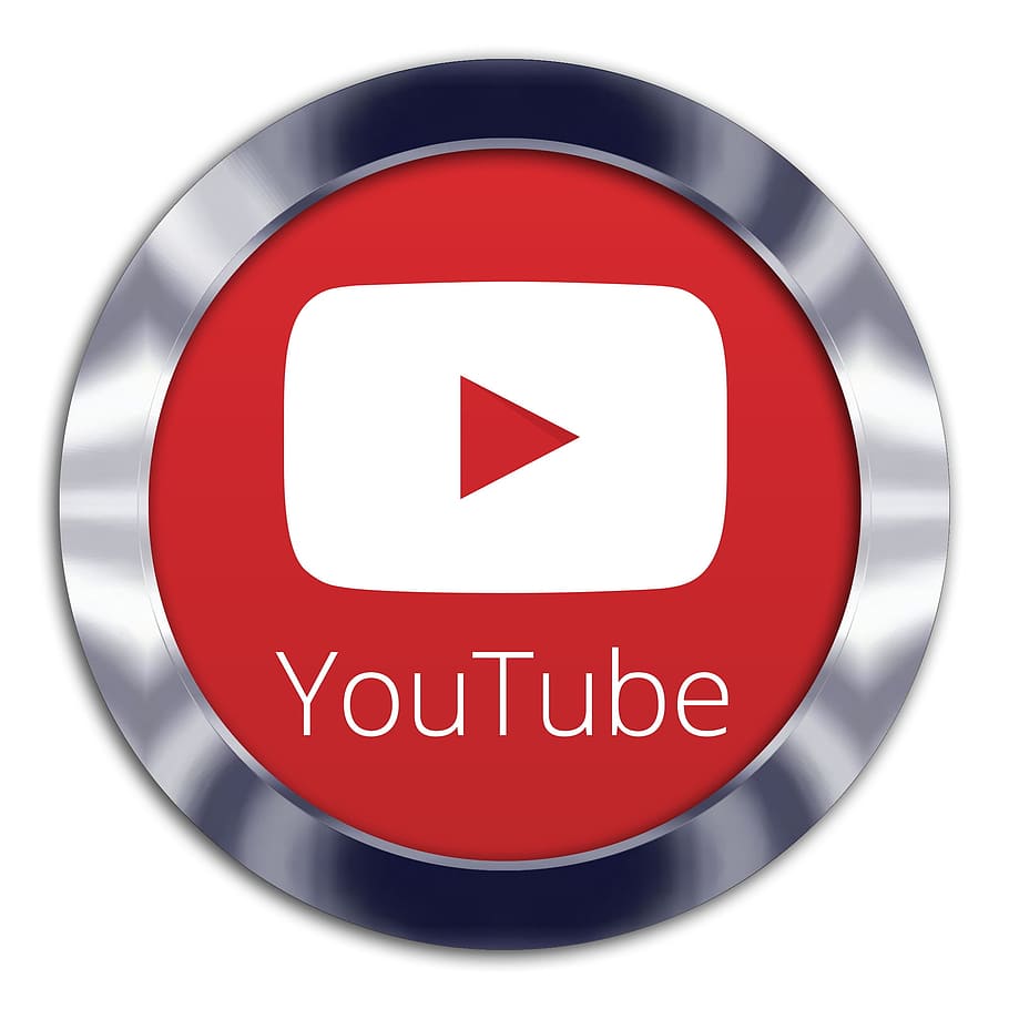 youtube, play, button logo, you tube, social media, icon, internet, red, communication, sign