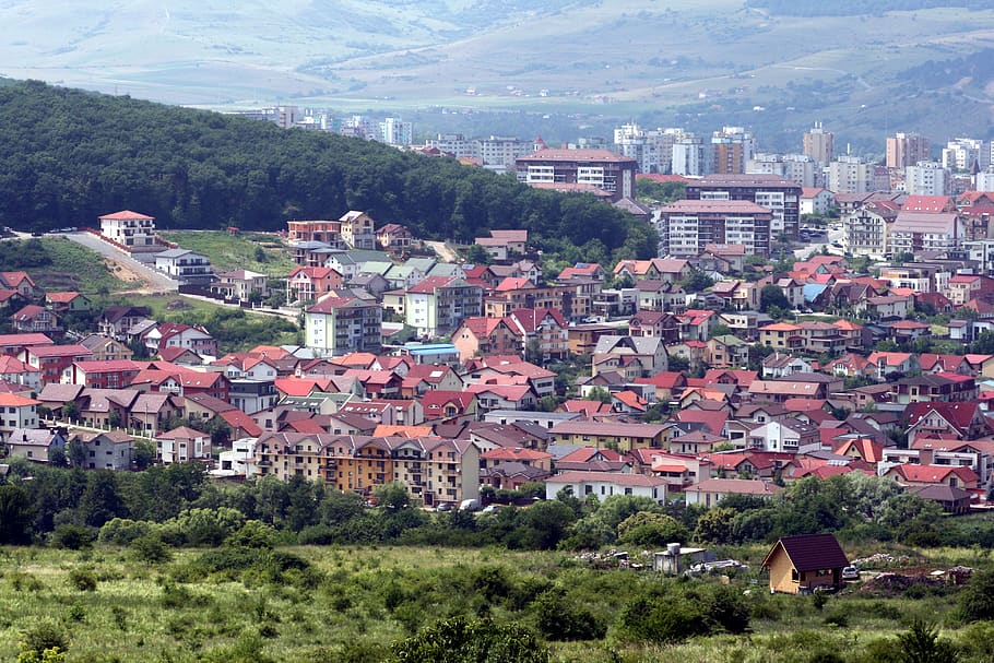 cluj napoca, romania, city, panorama, transylvania, building exterior, architecture, built structure, building, residential district