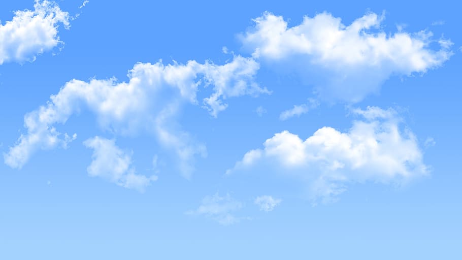 azul, céu, nuvens, plano de fundo, natureza, céu azul, clima, claro, foto, luz