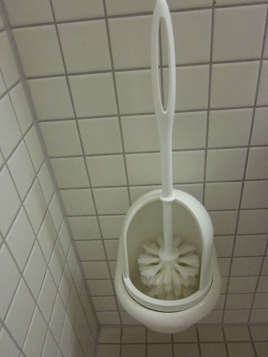 Toilet Brush, Hygiene, Bad, Clinic, indoors, close-up, day, bathroom, tile, wall - building feature