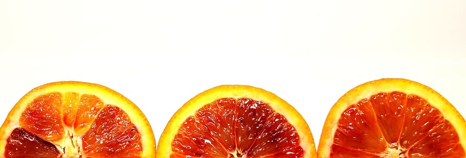 three, sliced, citrus, fruits, blood orange, fruit, citrus fruits, oranges, citrus fruit, healthy