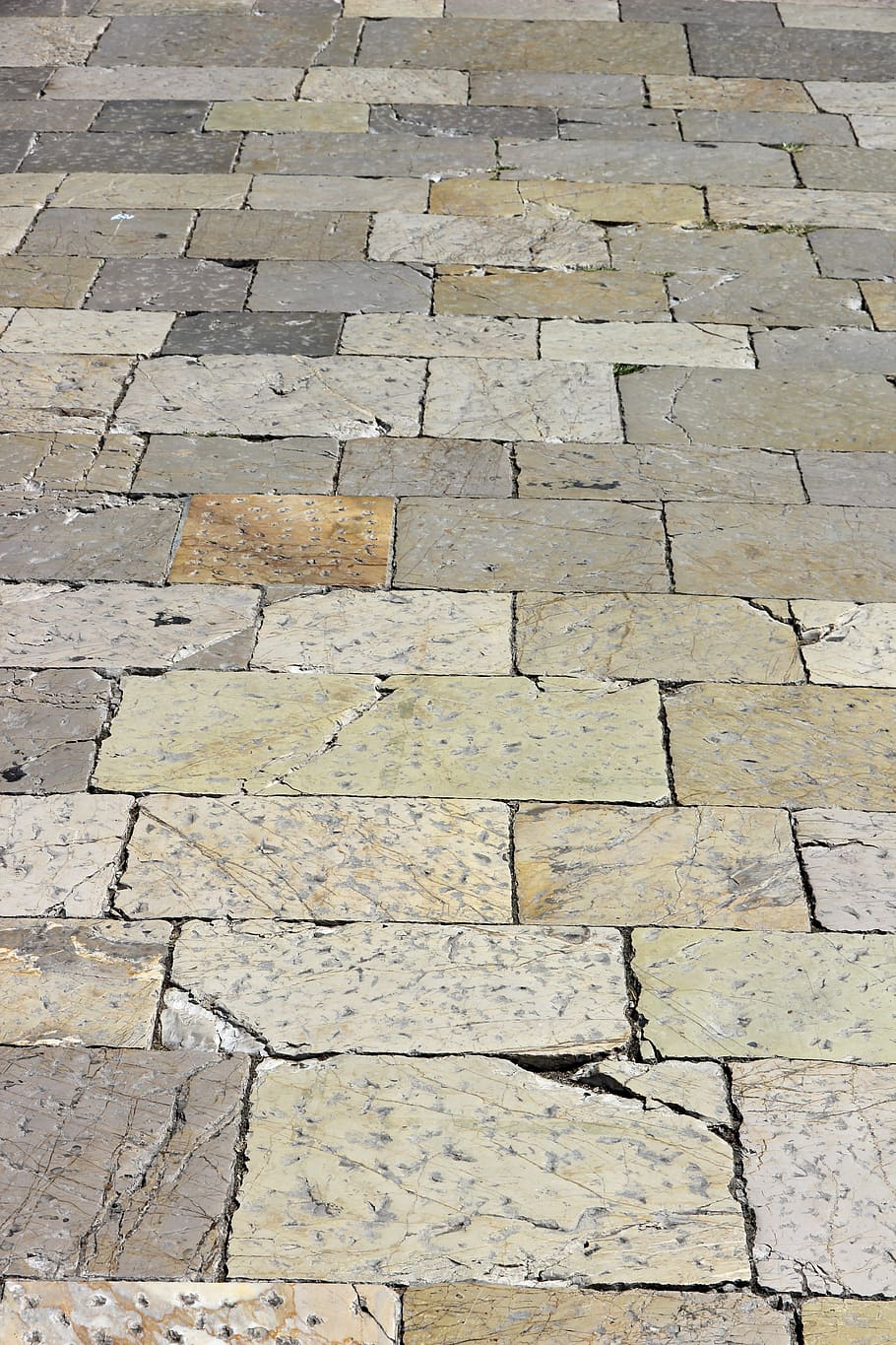 Patch, Paving Stones, Flooring, Away, stones, sidewalk, full frame, textured, backgrounds, pattern