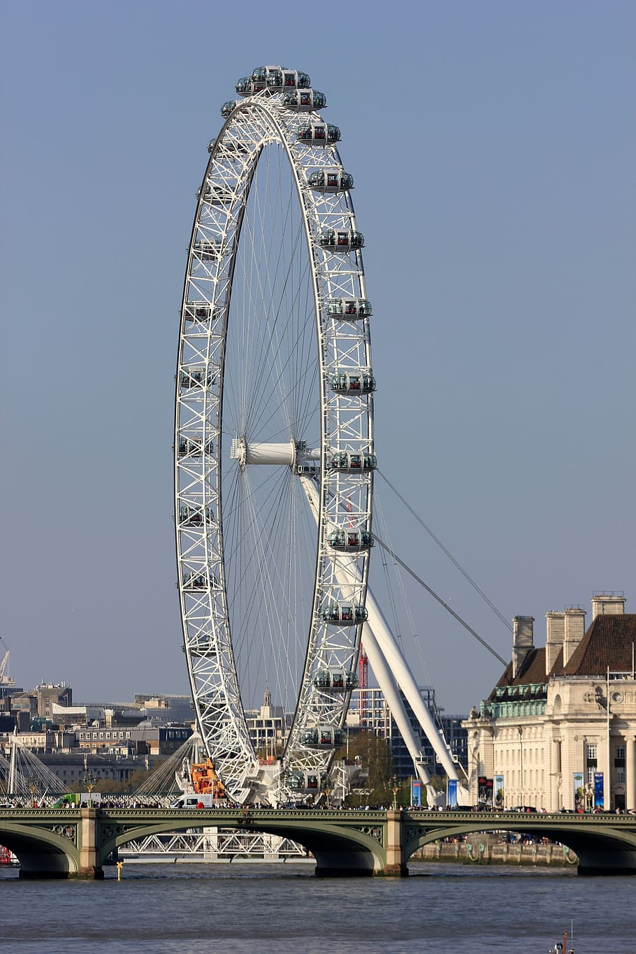 London Eye, rueda Londres, Inglaterra, Reino Unido, Támesis, estructura construida, arquitectura, rueda de la fortuna, cielo, exterior del edificio