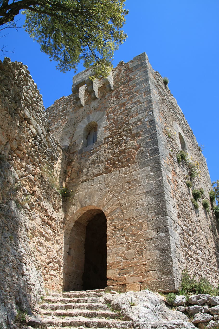 ruin, fortress, castle, building, stones, architecture, wall, stone window, castle tower, old castle
