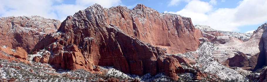 zion, national, park, Zion National Park, rock formation, america, united states, landscape, utah, sandstone