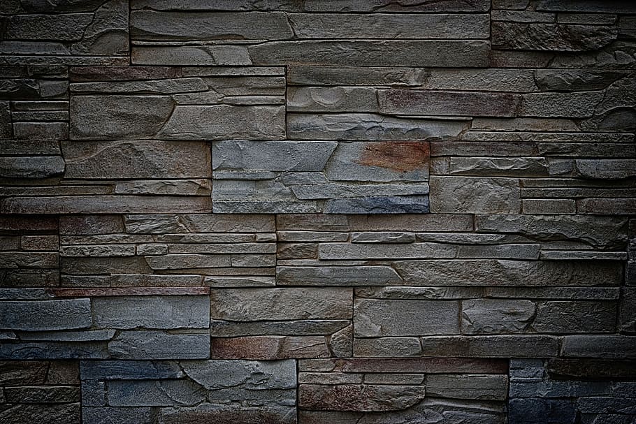 茶色のレンガの壁, 壁, レンガ, 石, 背景, テクスチャ, 石の壁, 湿布, 擁壁, パターン