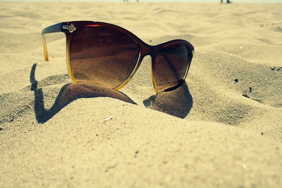 brown tinted sunglasses, america, sunglasses, malibu, beach, sea, wave, ocean, water, sky