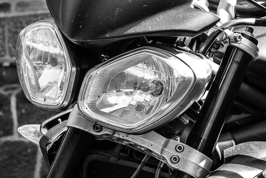 オートバイ バイク スターリングホイール 自転車 輸送 輸送モード 陸上車両 クローズアップ ヘッドライト 日 Pxfuel