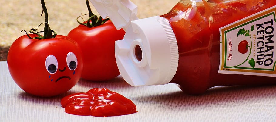 tomato ketchup bottle, tomatoes, ketchup, sad, food, veggie, delicious, eat, red, nutrition