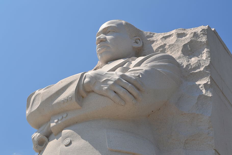 martin, luther, king, washington, statue, sculpture, architecture, history, art and craft, human representation