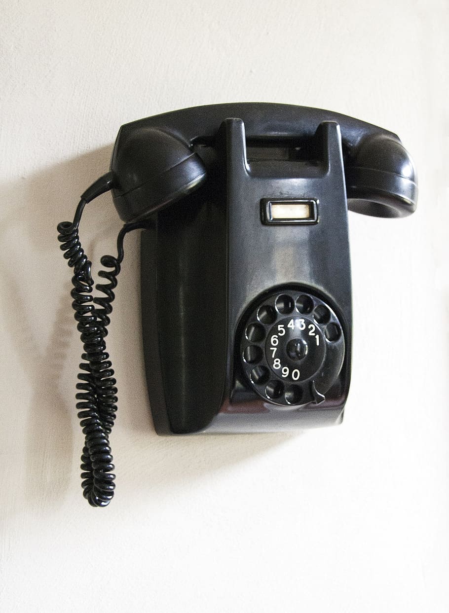 teléfono, viejo, contacto, marcar, analógico, hablar, conexión, tecnología, teléfono fijo, estilo retro
