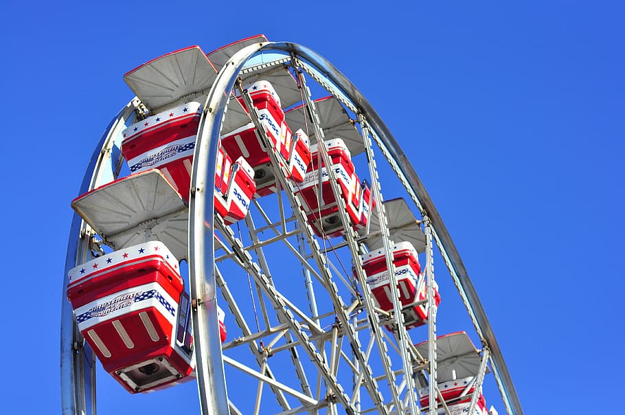 carnival, ferris wheel, fair, entertainment, fun, amusement, festival, fairground, park, ride