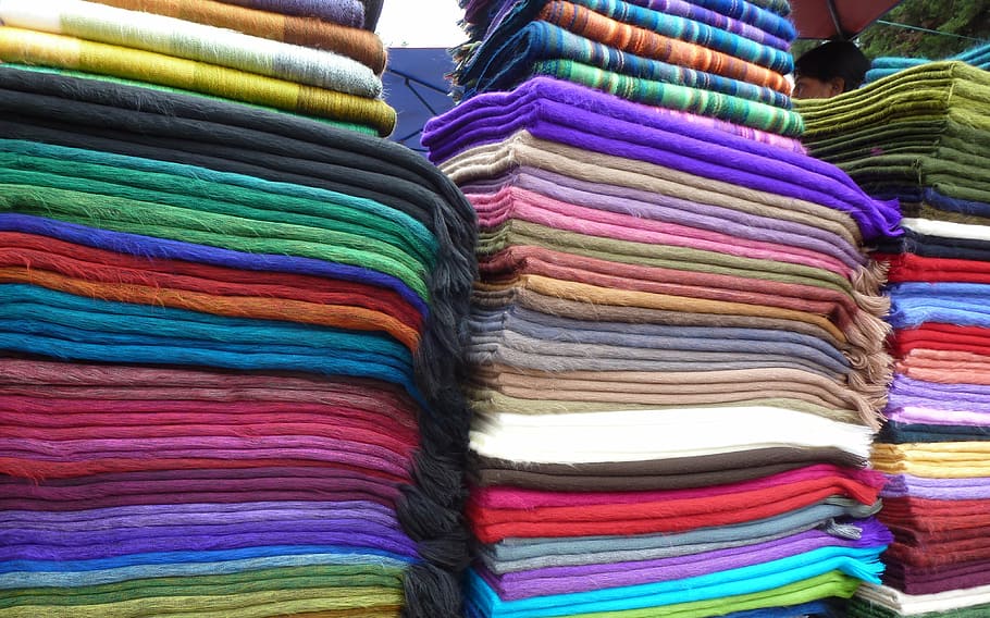 blankets, alpaca, colorful, traditional, textile, woven, fabric, south america, multi colored, full frame
