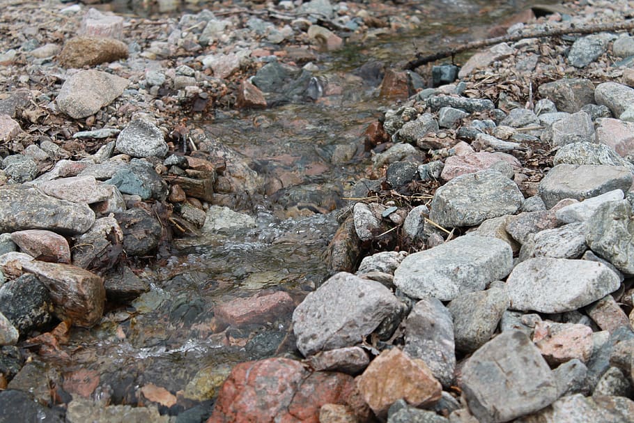 creek, baikal, stones, nature, water, rock, solid, rock - object, full frame, day