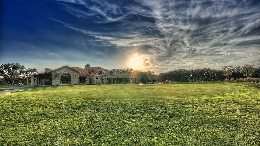 Club House, Golf, House, green, club, play, game, sport, entertainment, color