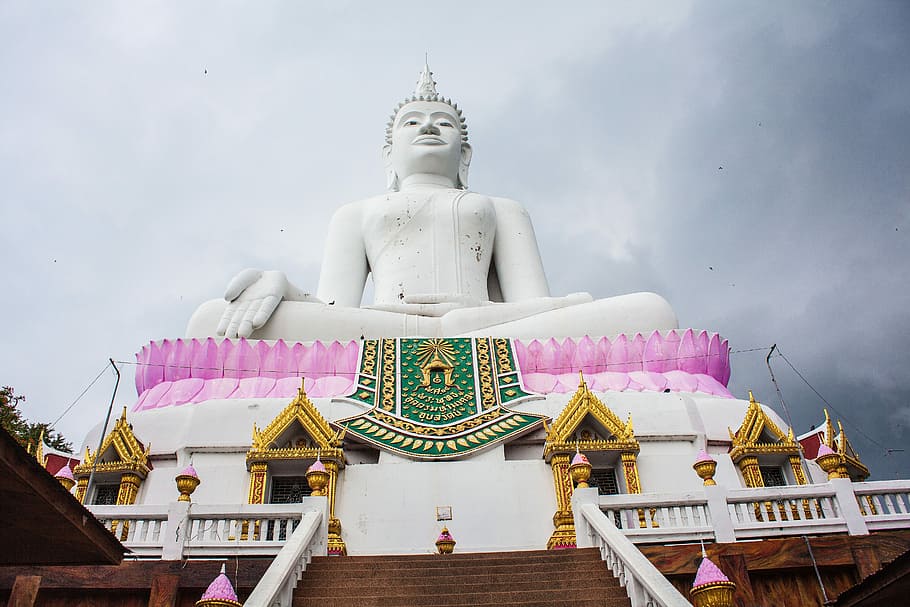 Buda, Tailandia, templo, estatua, budismo, asia, religión, ubolratana, gran buda, wat