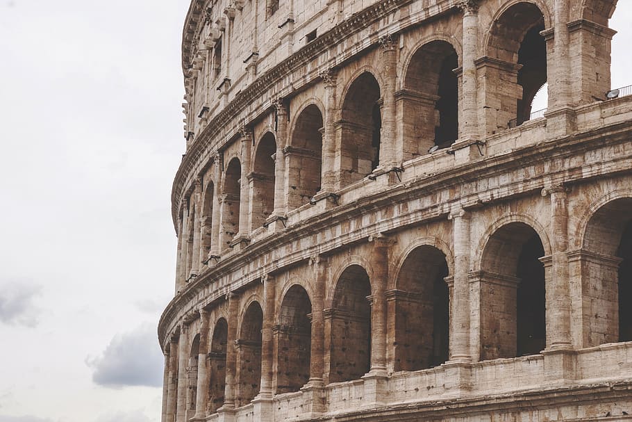 el collesium, italia, roma, antiguo, hito, historia, ruinas, coliseo, turismo, europa
