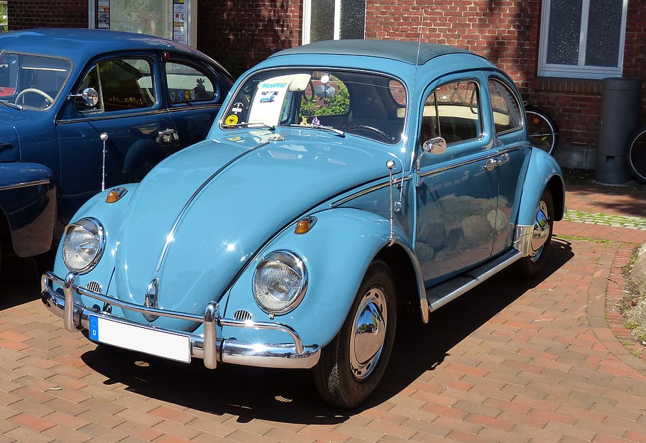 Oldtimer, Old, Cars, Vw Beetle, old cars, vw, historically, classic, automobile, vehicles