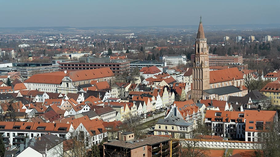 landshut, city, bavaria, historically, trausnitz castle, places of interest, middle ages, castle, germany, eastern bavaria