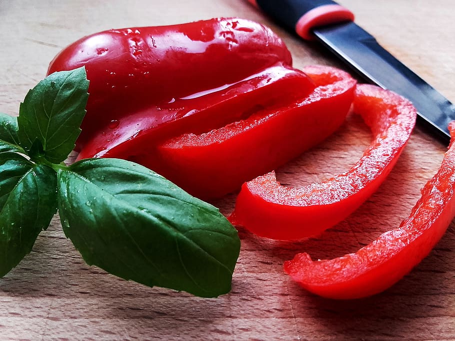 paprika, red, vitamin, eating, sweet peppers, the freshness, food, the richness of, the cultivation of, peppers