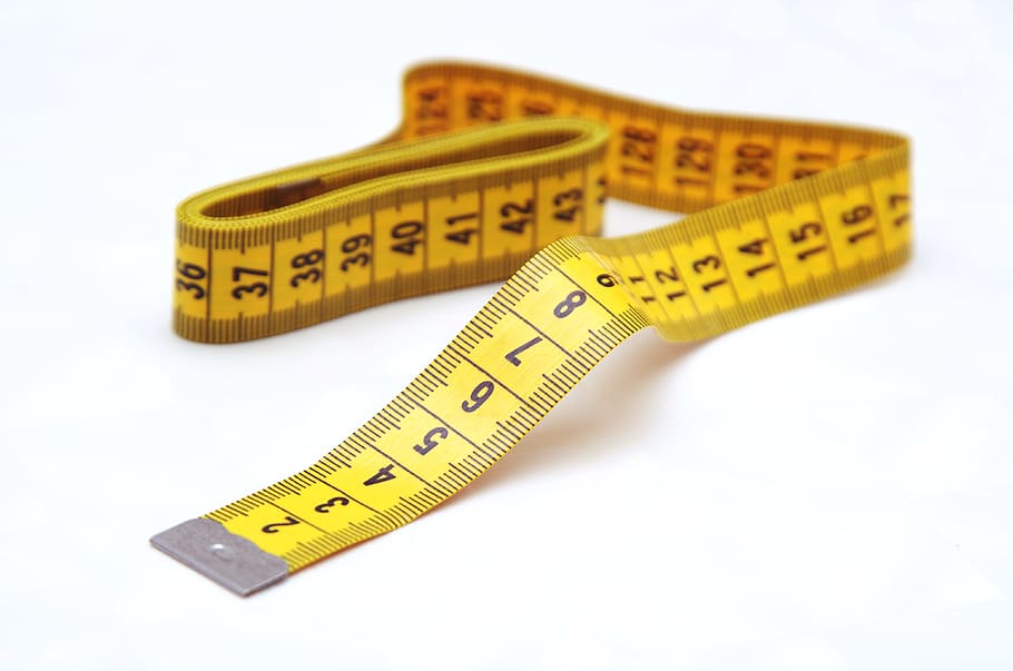 view, yellow, tape measure, white, surface, massband, measure, meter,  length, centimeter | Pxfuel