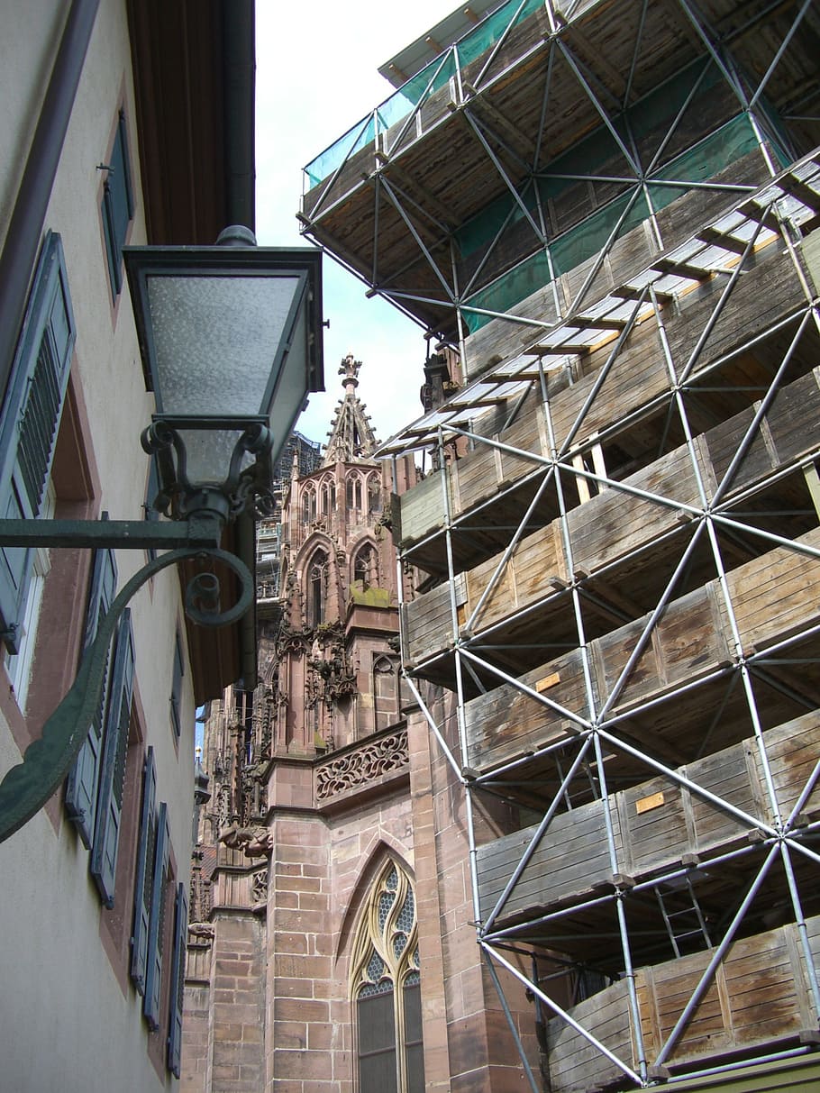 münster, freiburg, integrated, refurbishment works, architecture, building, church, europe, famous Place, building Exterior