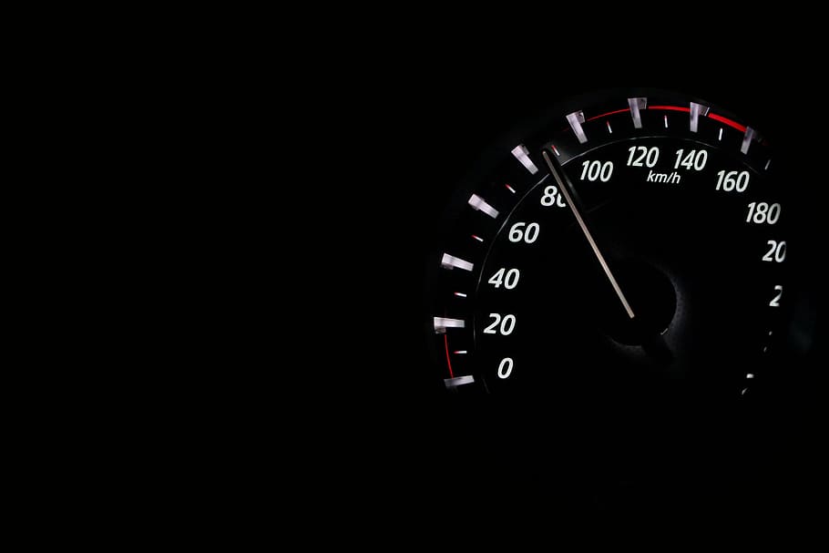 lighted speedometer, odometer, car odometer, car meter, number, copy space, technology, clock face, night, clock