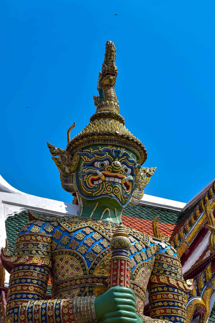 religion, culture, asia, thailand, giant, spirituality, belief, architecture, built structure, low angle view