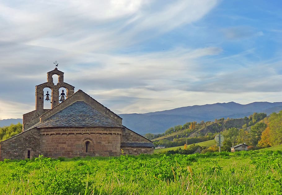 cerdanya, chapel, romanesque chapel, france, south, architecture, former, catalonia, church, catholic