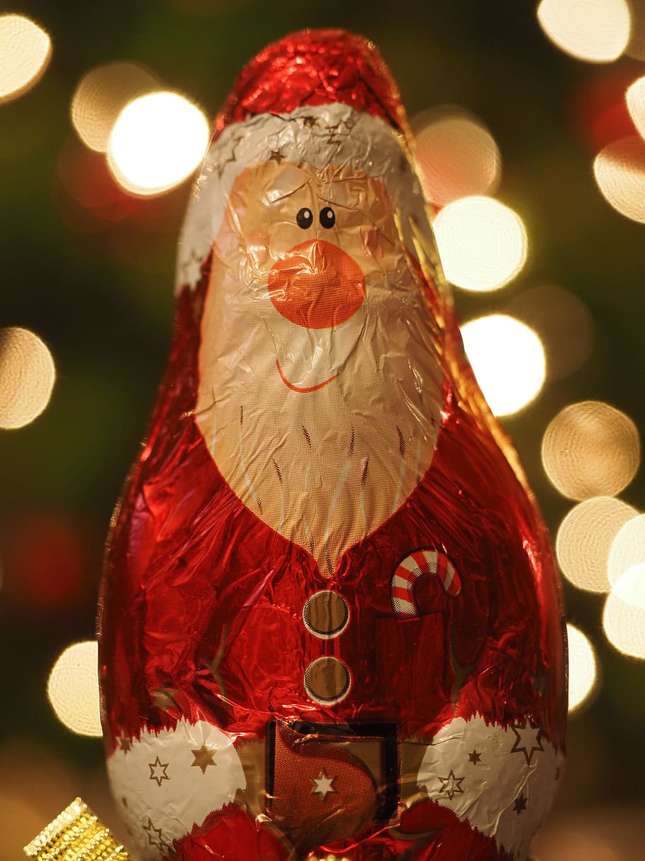 santa claus, navidad, figura, nicholas, chocolate, papá noel, decoración navideña, chocolate santa claus, fiesta, celebracion