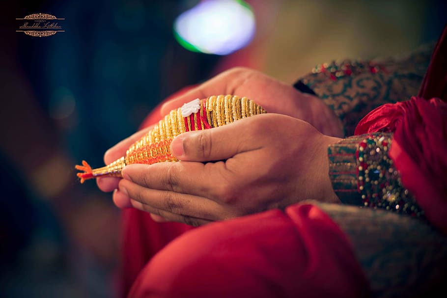 presente, regalo, ritual, matrimonio, maharashtrian, marathi, boda, hindú, rituales, joyería