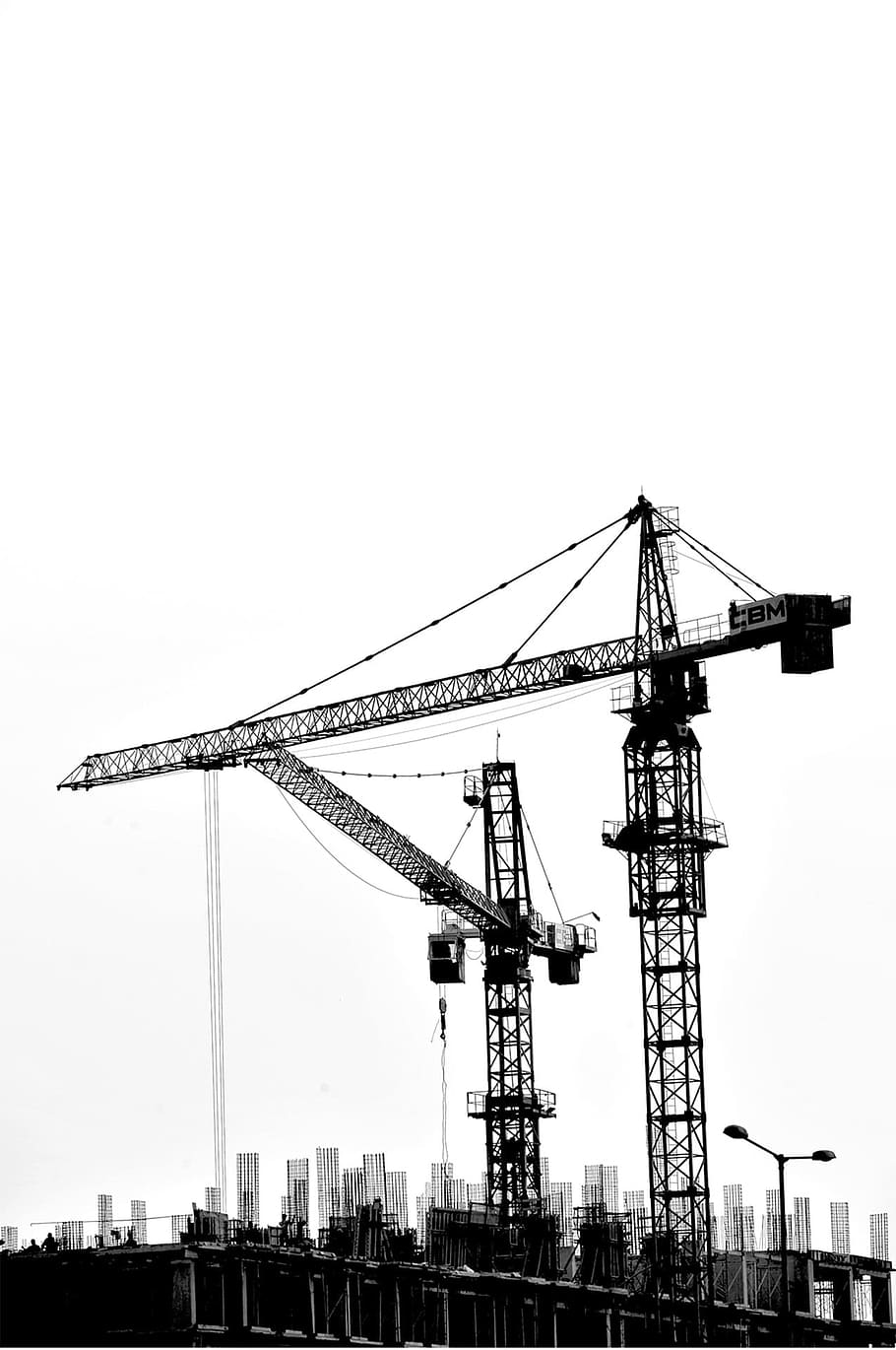 industry, expression, steel, heavy, tower, business, power, crane, construction industry, machinery