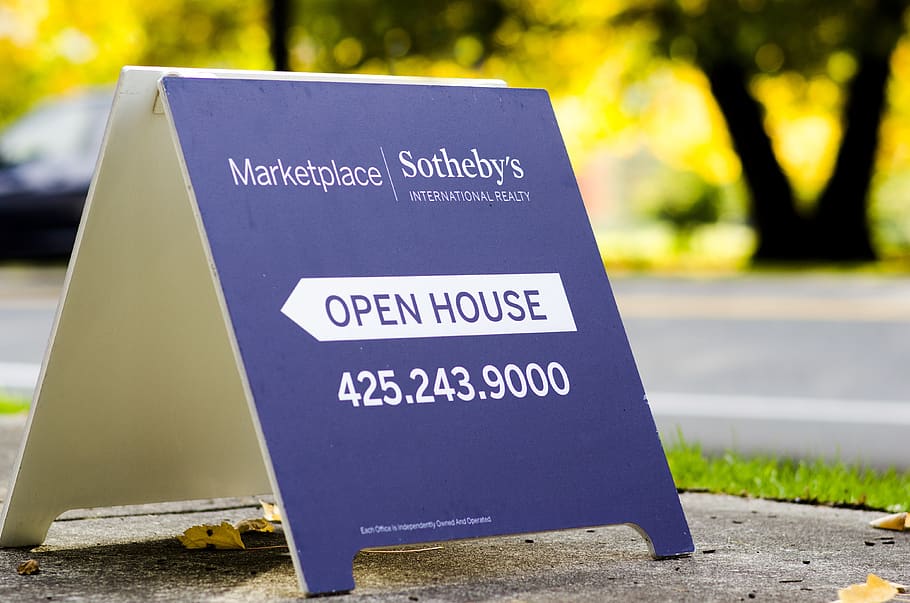 open house, sign, aboard, house, property, estate, selling, buy, housing, real-estate