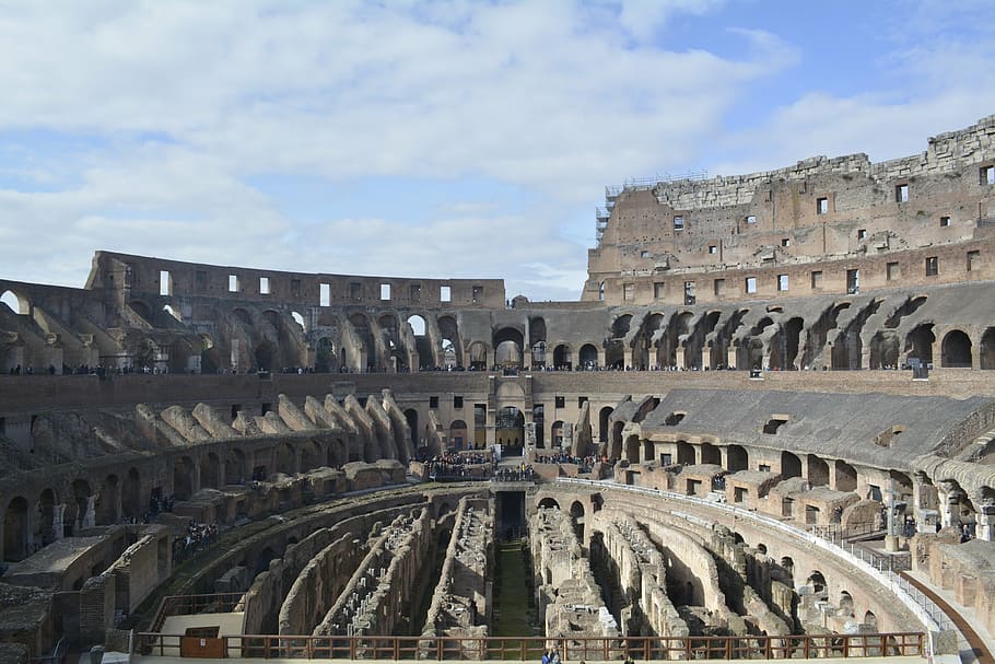 italy, rom, colosseum, architecture, ancient, italian, coliseum, amphitheater, rome - Italy, roman