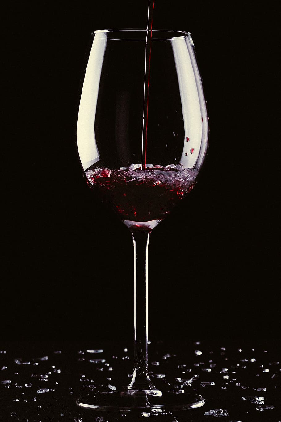 claro, copo de vinho, cheio, vermelho, vinho, videira, bebidas, álcool, bebida, restaurante