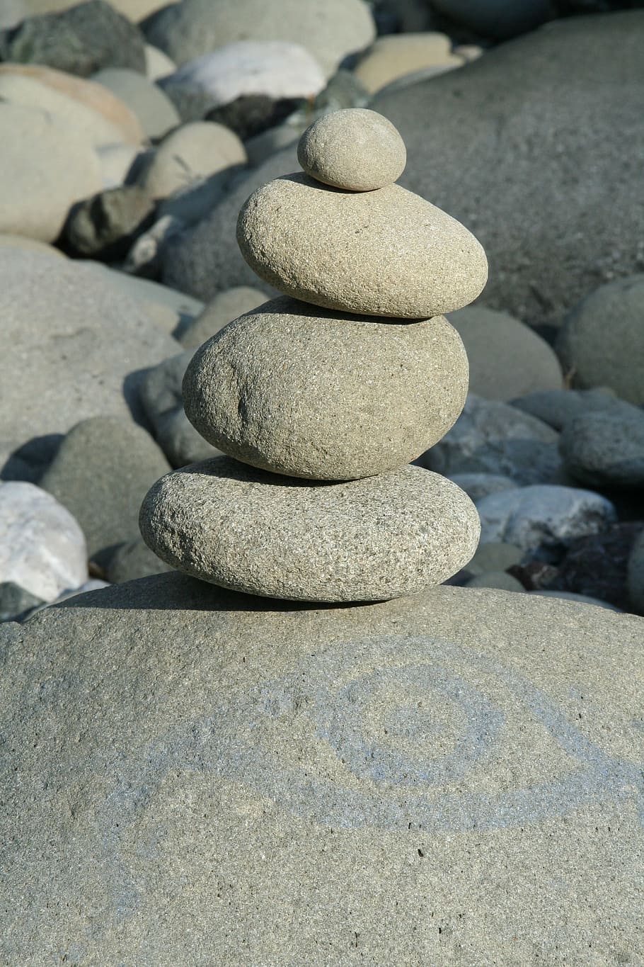 Pedras, rio, torre de pedra, torre, seixo, equilíbrio, pedra - objeto, rocha - objeto, zen, estabilidade