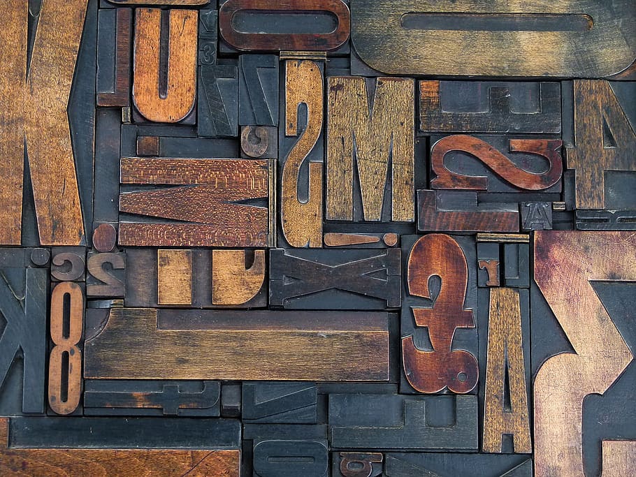 closeup, numbers, letters wood carvings, letters, wood carvings, wooden, old, artwork, vintage, text
