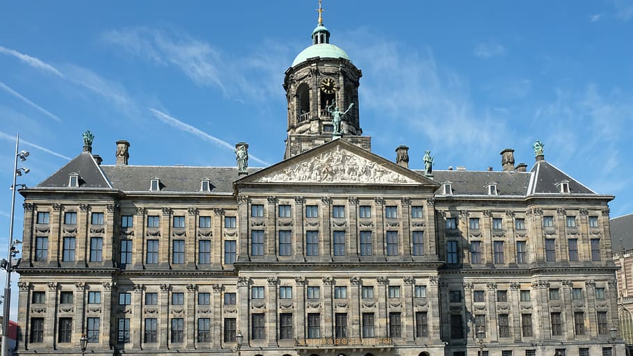 アムステルダム, オランダ, 歴史的に, 建物, 建築, ダウンタウン, 家, ファサード, 建物の外観, 構築された構造