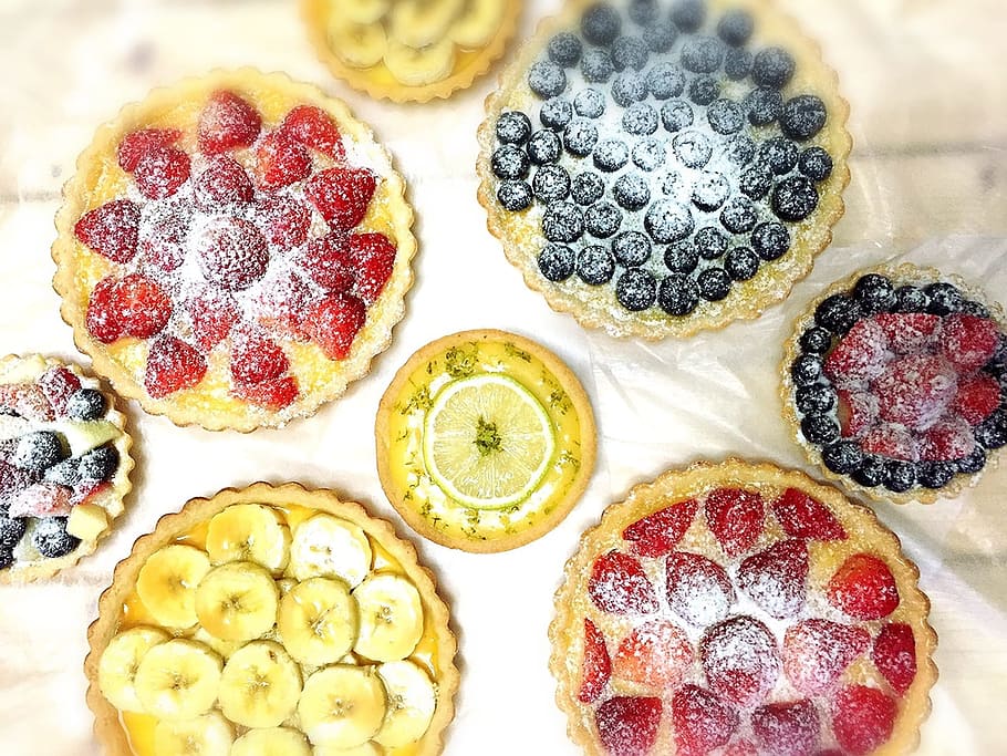 Dessert, Fruit, Food, gourmet, blueberry, sweet Food, pastry, snack, baked, close-up