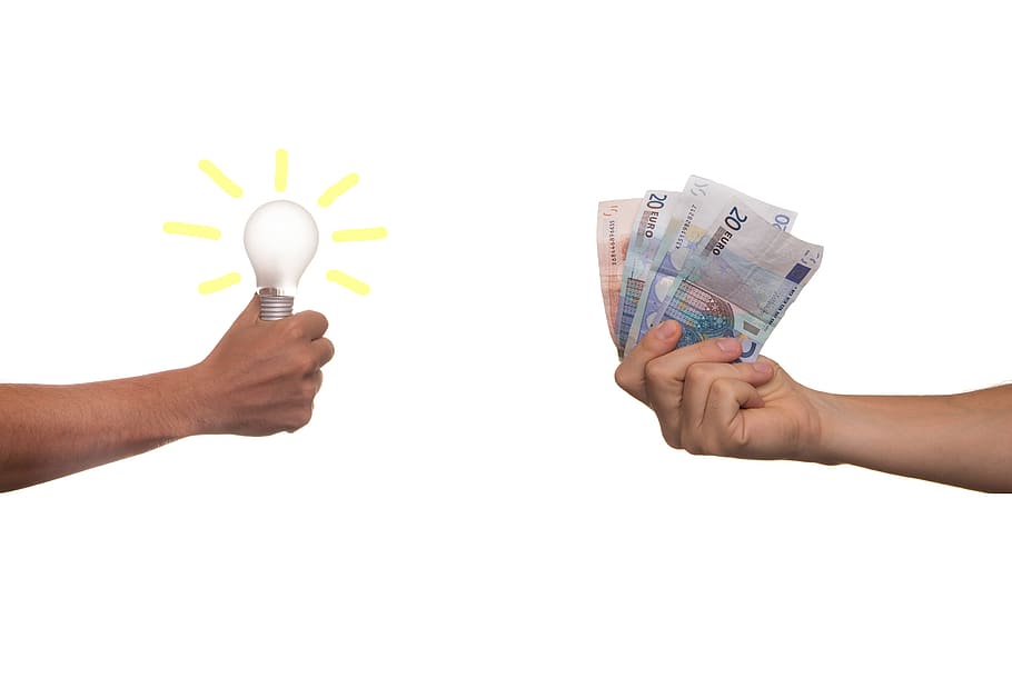 business idea, investment, bulb, idea, business, finance, strategy, funding, money, value