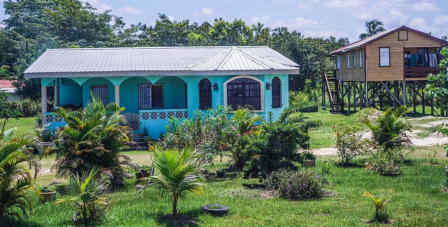 belize, home, travel, tropical, architecture, colorful, paradise, leisure, holiday, nature