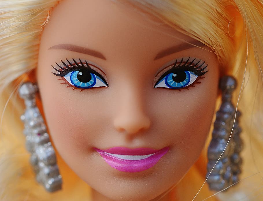 barbie's face, beauty, barbie, pretty, doll, charming, children toys, girl, face, doll face