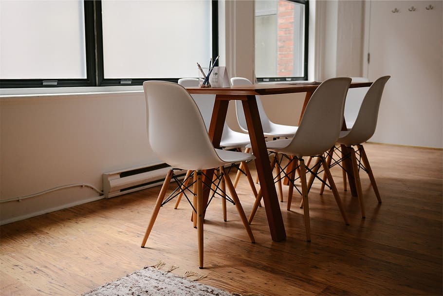kantor, bisnis, meja, kursi, kayu keras, pensil, pernafasan, lantai, dalam ruangan, lantai kayu