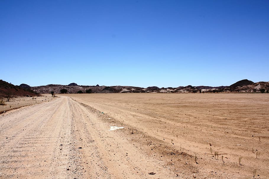 滑走路, 南アフリカ, 砂漠, 砂, ホット, 乾燥, 干ばつ, 風景, 乾燥した気候, 道路